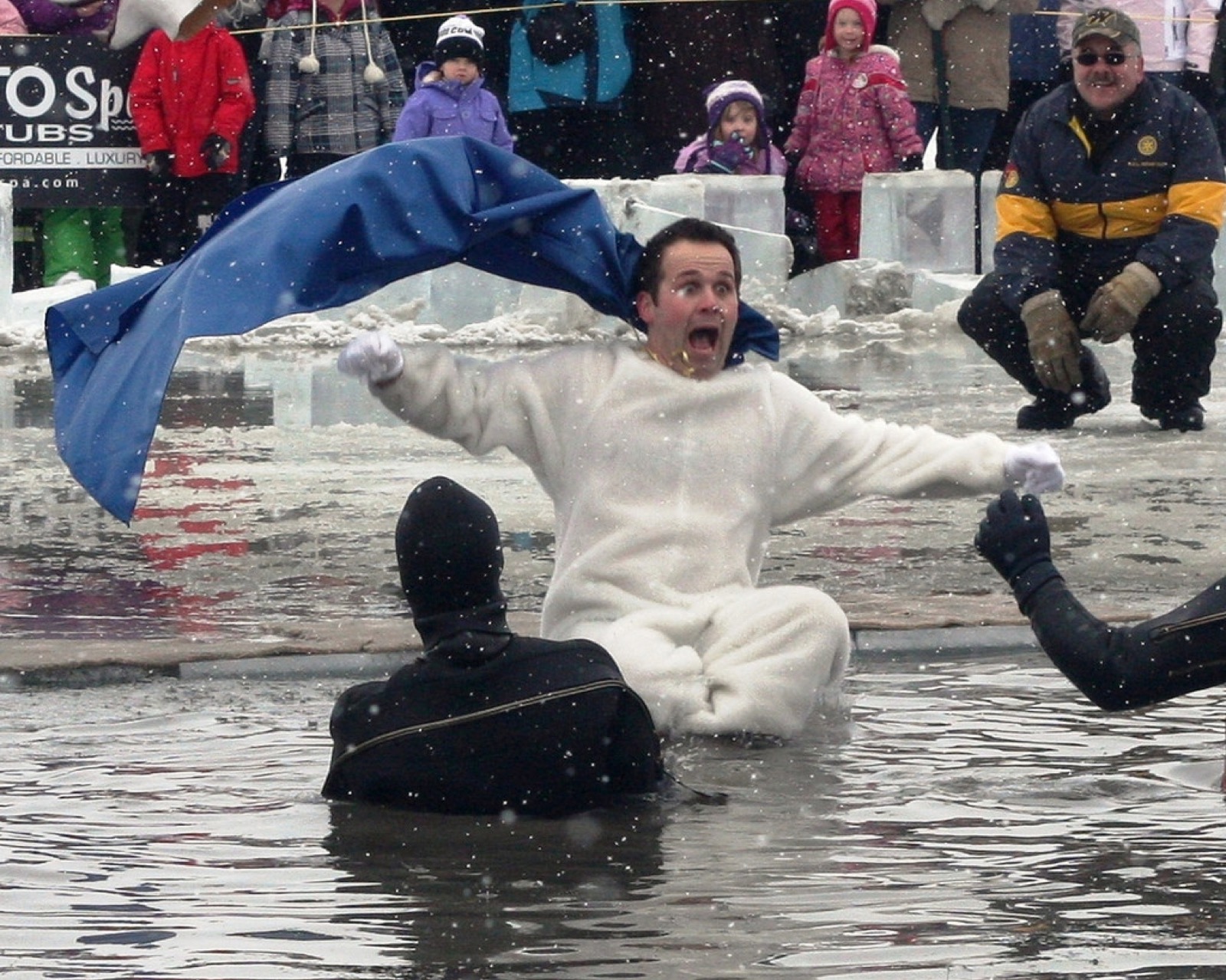 Polar Plunge winter swim