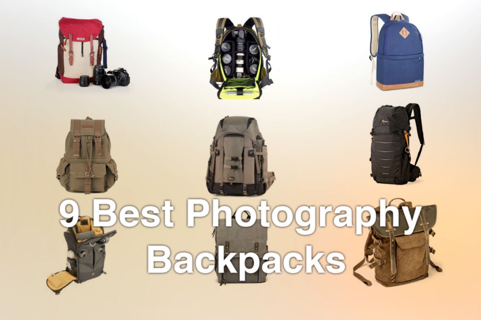 9 meilleurs sacs à dos pour appareils photo pour les photographes