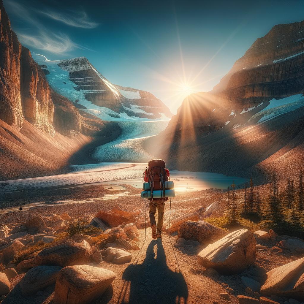 Backpacking auf dem Iceline Trail im Yoho-Nationalpark