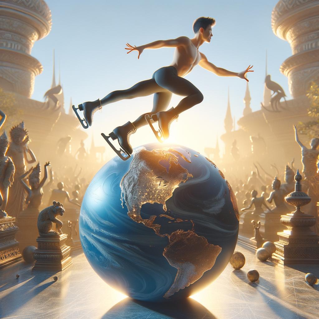 Figure Skating On Top Of The World