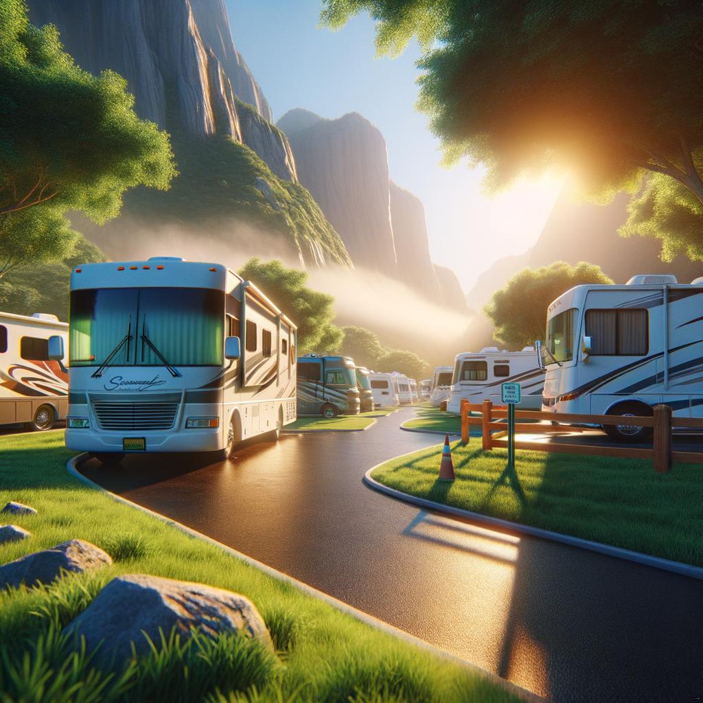 Stationnement gratuit pour camping-car/camionnette aménagée