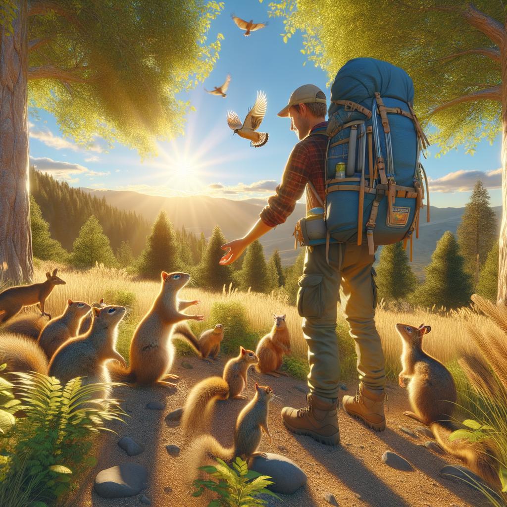 How to Responsibly Interact with Wildlife While Backpacking