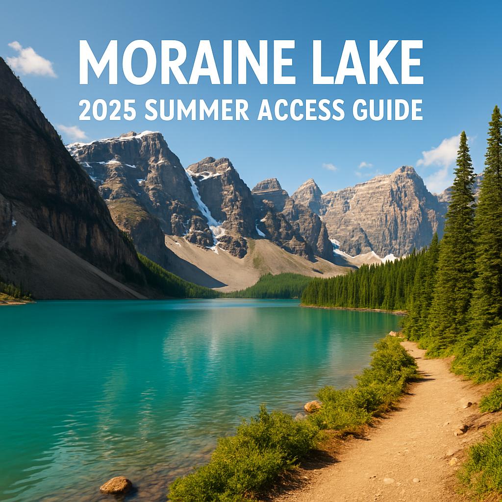 Zugangsanleitung für den Sommer 2025 am Moraine Lake