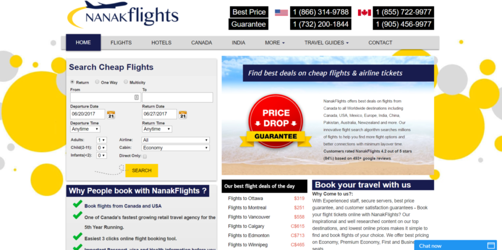 Introducing Nanak Flights – Find Cheap Flights in Canada & USA