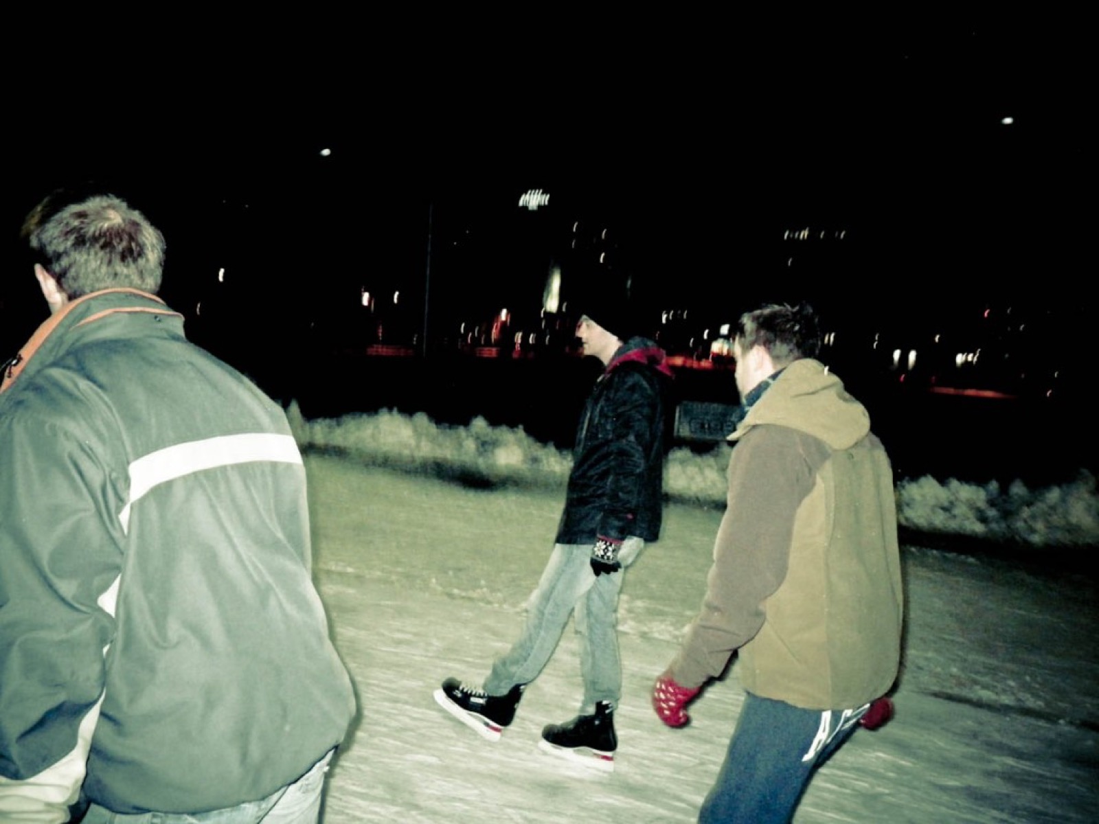 Ice Skating the Oval