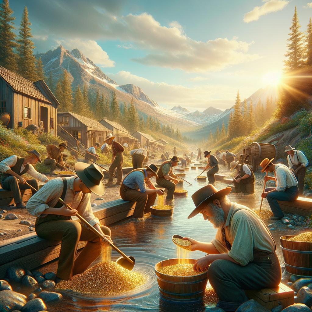 Panning for Gold at Claim 33