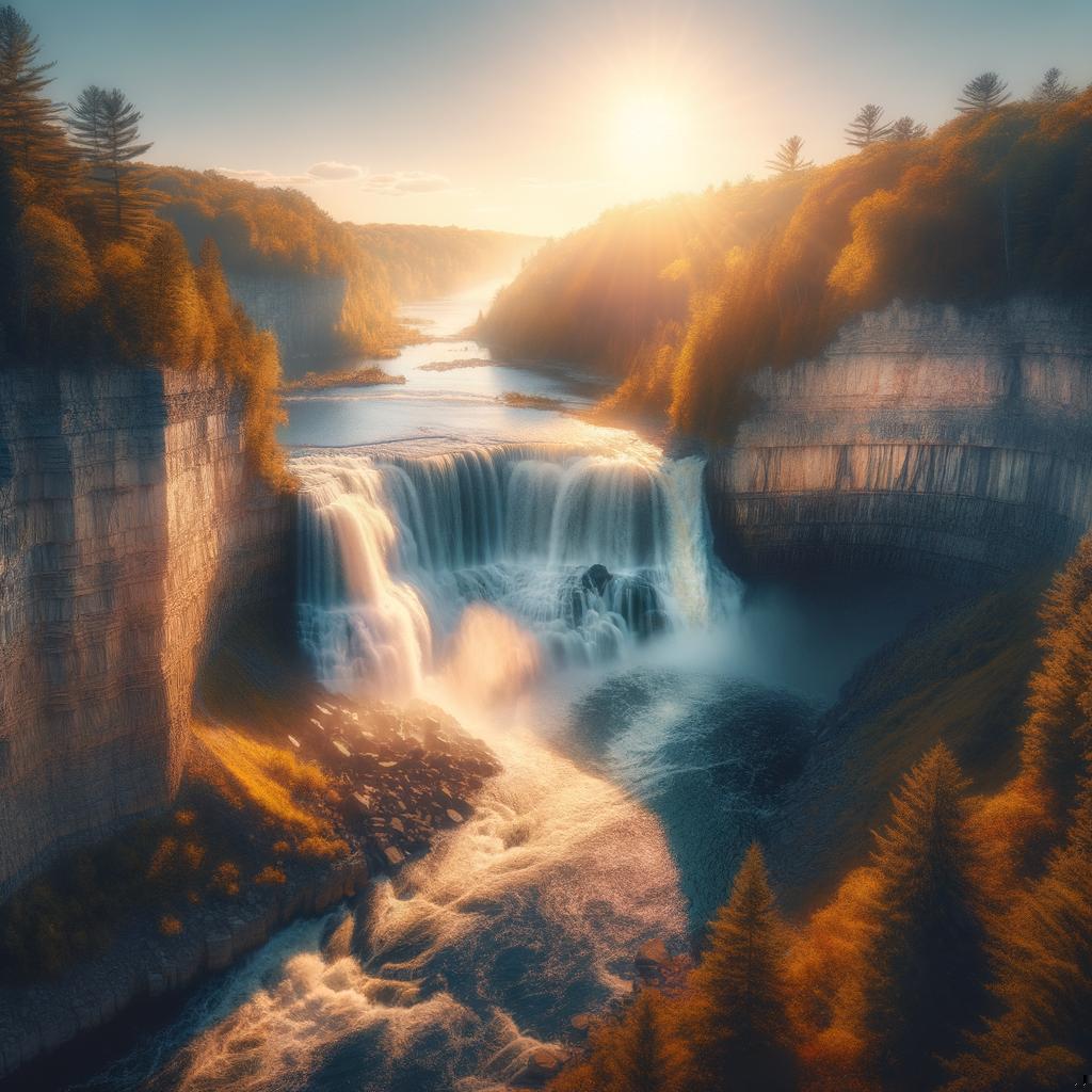 Foto des Tages: Die Ragged Falls, Ontario