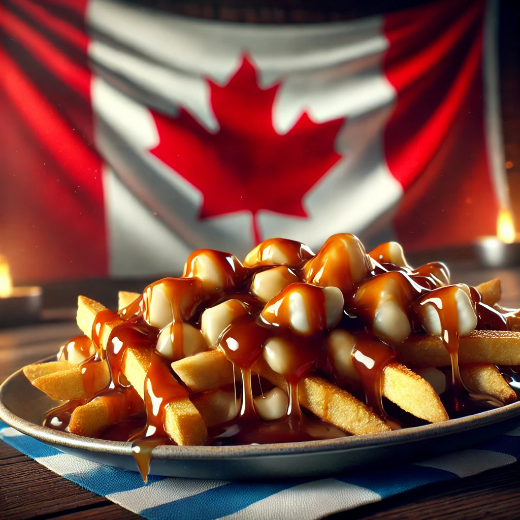 Poutine - La délicieuse spécialité canadienne au fromage et à la sauce gravy