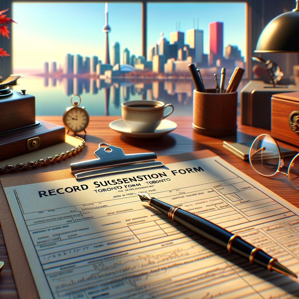 Tips for Filling out a Record Suspension Form in Toronto