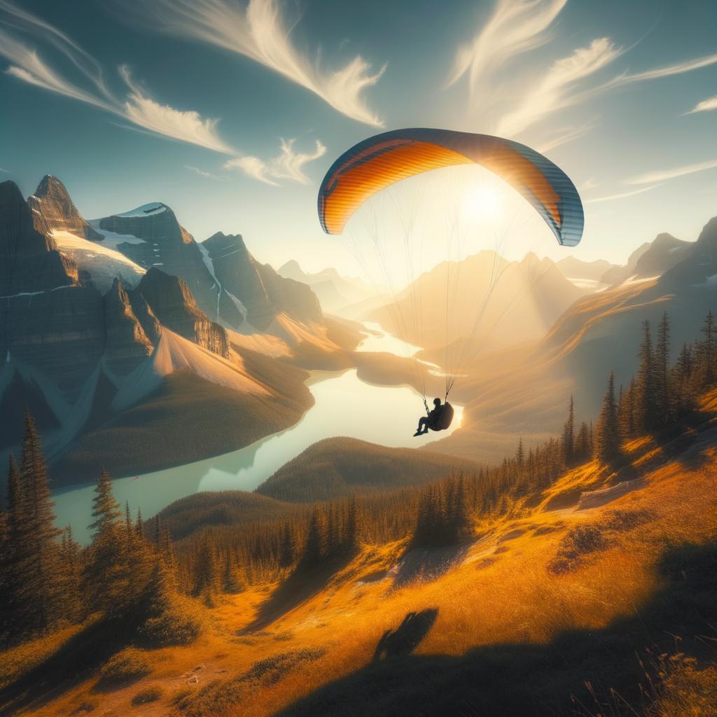 Meilleurs endroits pour le parapente dans les régions montag