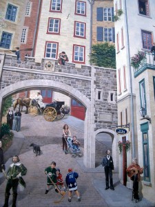 Old Quebec Painting