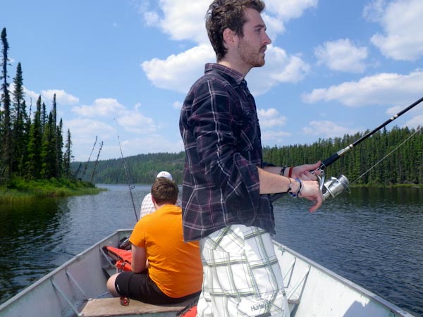 Casting in Lake