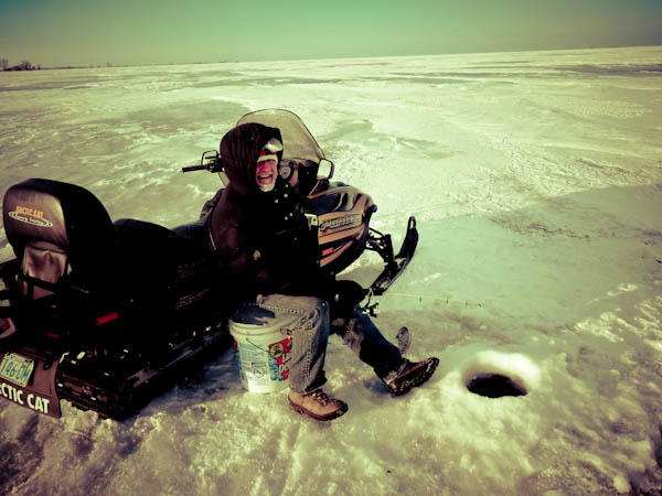 Trent Fraser Ice Fishing Saskatchewan