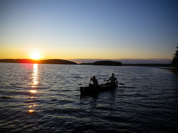 Canoeing Kejimkujik National Park Nova-Scotia