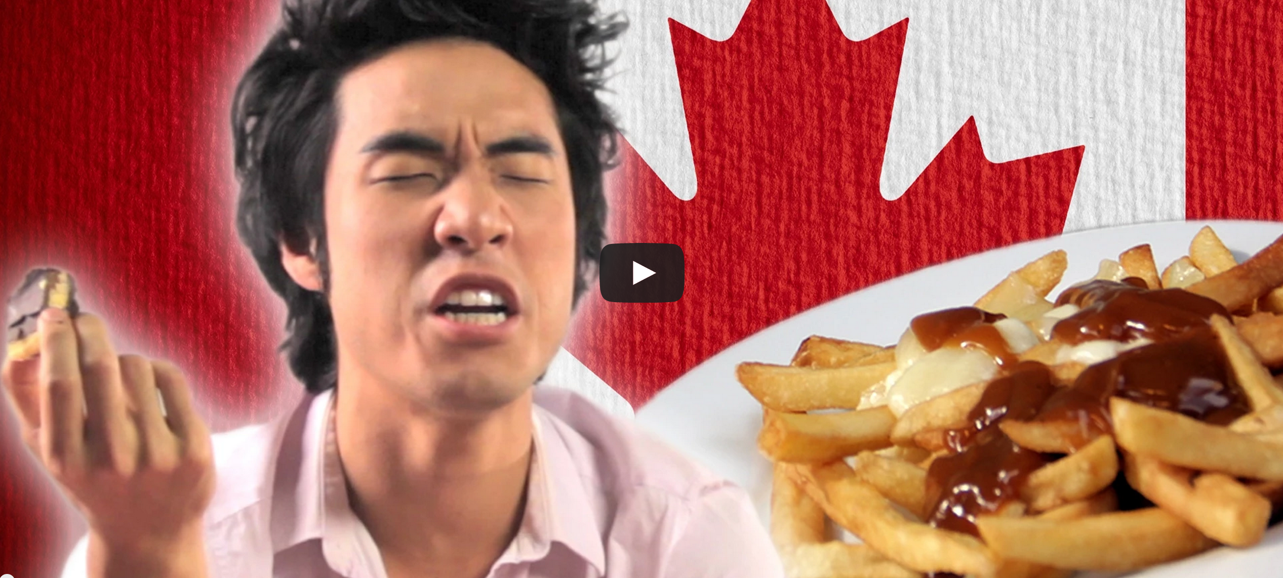 Americans trying canadian food