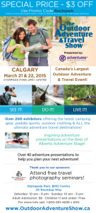 Calgary Outdoor Adventure Travel Show 2015