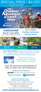 Vancouver Outdoor Adventure Travel Show 2015