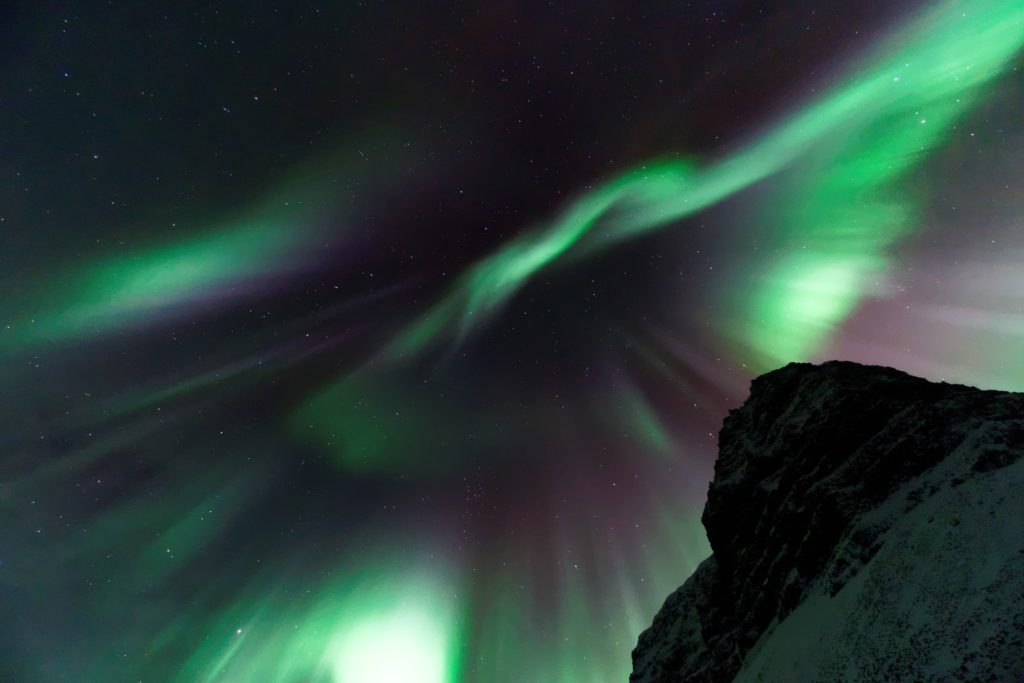 aurora borealis in Canada